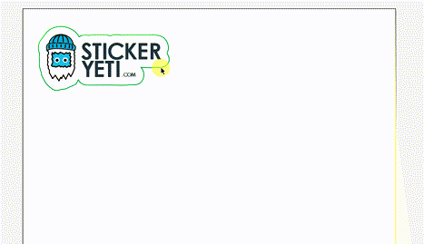How to print and prepare sheet stickers